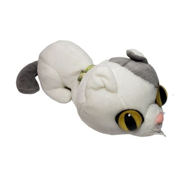 The Cat Artist Collection Grey White Stuffed 8" Plush RARE 2003 NWOT - Picture 1 of 7